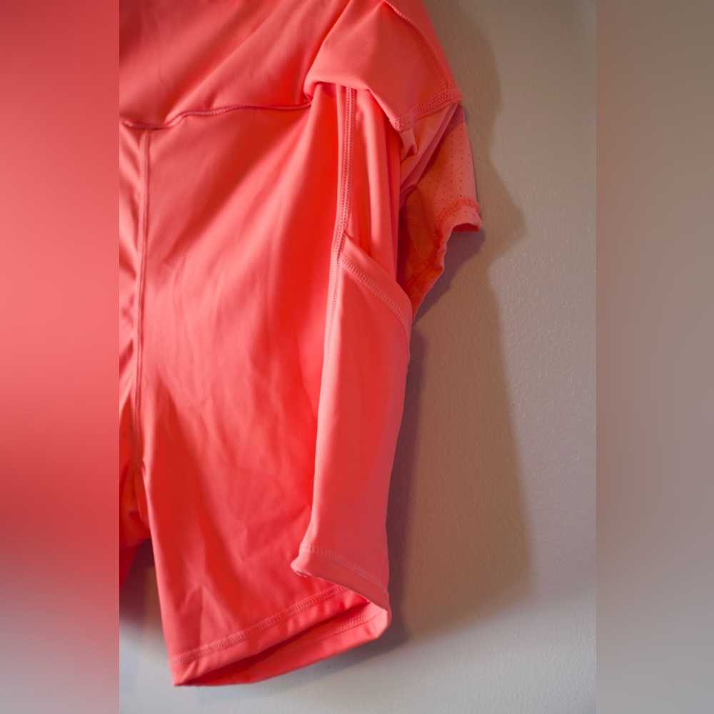 Mono B Micro-Perforated Ruffled Back Skort - Picture 12 of 12
